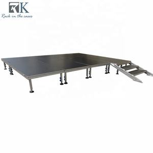Plataforma de Escenario Portátil de Aluminio Económica para Eventos al Aire Libre, 4 Patas, Escenarios Móviles para Eventos - Product Image 2