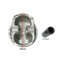 Piston OEM de 98mm de moteur 273 haute performance d'usine avec kit de bague pour Mercedes Benz M273 V8 5.5 5.5L essence OE A2730302117 STD
