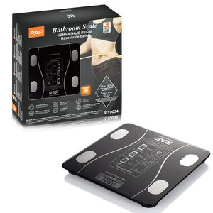 Báscula de Baño Digital RAF con Pantalla LCD, Vidrio Impermeable y Función de Apagado Automático R.10034 - Product Image 4