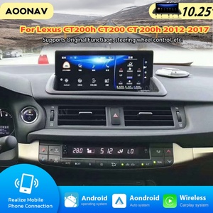 256G 10.25 Inch Car Radio for Lexus CT200h CT200 CT 200h 2012-2020 Android Auto <b>Stereo</b> Multimedia GPS Video Player Dual <b>System</b> - Product Image 2