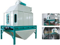 Nouvelle machine de refroidissement de granulés industriels, système de refroidissement haute efficacité pour granulés de bois biomasse, en alliage d'acier inoxydable durable