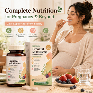 OEM ODM Prenatal Multivitamin Chewables Multi-Mineral &amp; Vitamin Formula Helps Fight Fatigue for Expecting Mom Daily <strong>Nutrition</strong> - Product Image 1