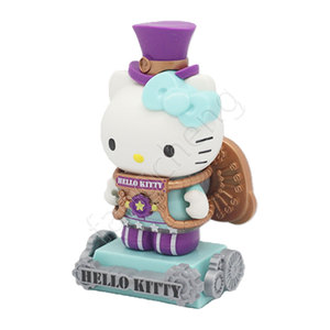 Figurina Steampunk Maga Vittoriana con Cappello a Cilindro Viola e Stile Ingranaggi, Giocattolo da Collezione Blind Box per Capsule Gashapon - Product Image 5