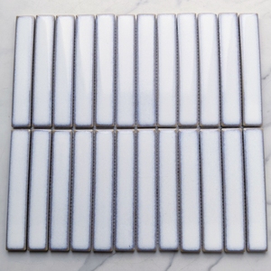 Carreau de mosaïque en céramique émaillée de bande blanche de frites <span class=keywords><strong>pour</strong></span> <span class=keywords><strong>la</strong></span> décoration de mur - Product Image 1