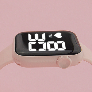 Vendita calda bambini a buon mercato sport bel tocco <span class=keywords><strong>polso</strong></span> <span class=keywords><strong>digitale</strong></span> LED quadrato specchio faccia ragazza ragazzo LED tocco <span class=keywords><strong>orologio</strong></span> in Silicone $ - Product Image 5