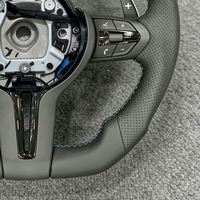 Volante Deportivo OEM Estándar para Automóvil, Totalmente Perforado, de Cuero Auténtico, para BMW F10 F30 F90 F92 F93 F07 F06 F03 F13