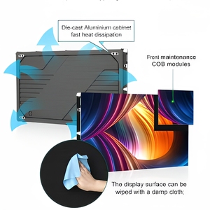 จอแสดงผล LED แบบ Micro Pitch Indoor COB สำหรับวิดีโอวอลล์ P1.25 ขนาด 600x337.5 มม. อัตราส่วนภาพ 16:9 รองรับ HDR10+ ความสว่าง 600cd/m สำหรับห้องจัดแสดงนิทรรศการ - Product Image 2
