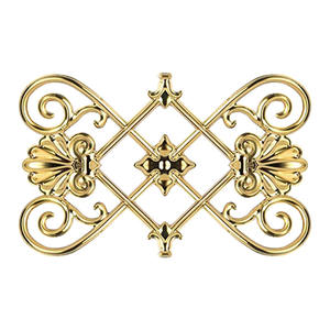 รั้วประตูสวนสแตนเลสแบบโมเดิร์นลายลูกแพร์คู่ ลวดลายดอกไม้รูปองุ่น  สำหรับตกแต่งรั้ว DIY - Product Image 5