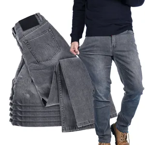 Fournisseur de vêtements en denim Pantalons jeans pour hommes avec fermeture éclair Jeans stretch pour hommes Jeans personnalisés pour hommes