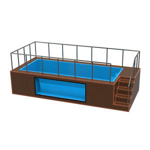 Piscine <span class=keywords><strong>hors</strong></span> <span class=keywords><strong>sol</strong></span> pour la maison, grande fenêtre en verre, conteneur, piscine en fibre de verre, bois extérieur, piscine <span class=keywords><strong>hors</strong></span> <span class=keywords><strong>sol</strong></span> - Product Image 1