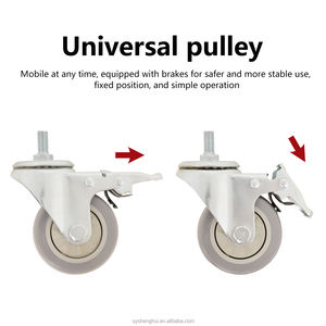 320 cm Edelstahl-Lampenstativ C-Stativ Hochbelastbar mit Rollen - Product Image 6