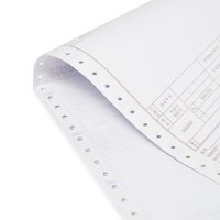 Papel Continuo Personalizado para Facturas de Computadora NCR, Hojas de Papel Autocopiativo