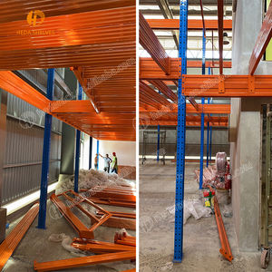 Industriële Aangepast Stalen Structuur Rekken Ondersteund Multi-Tier Loft Mezzanine <span class=keywords><strong>Platform</strong></span> Rekken - Product Image 3