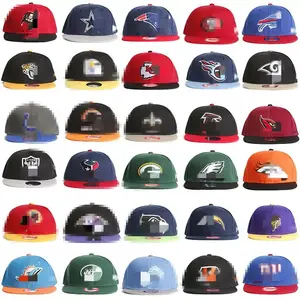 Nnfl NFL şapkalar 2023 için 32 amerikan futbol takımı için snapback beyzbol şapkası sıcak satış