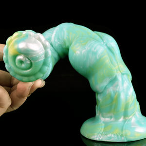 YOCY 12 inç savaş at Dildos kalın zırh düğüm Anal stimülatör yumuşak silikon hayvan Penis enayi seks oyuncak ile kadınlar için erkekler - Product Image 2