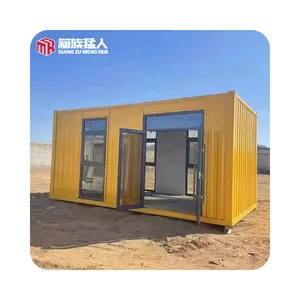 Prefab corrugated shipping container 20ft tiny house homes factories and warehouses side panel movable in europe