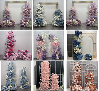 Décorations d'événement fleurs arrangement floral artificiel bleu décor de fleurs de mariage
