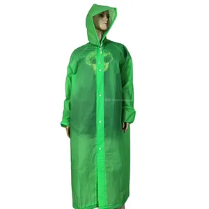 non disposable eva emergency poncho waterproof rain coat work clothes lightweight jacket peva ponchos for women