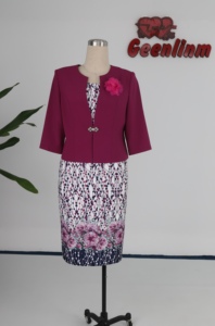 Robe de costume moulante grande taille pour femme, style professionnel, directement de l'usine, idéale pour la vie quotidienne - Product Image 2