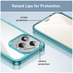 Cho Honor 400 Lite Loạt Đầy Màu Sắc Lai PC Acrylic Trường Hợp Điện Thoại Thiết Kế Sang Trọng TPU Túi Điện Thoại Hot Bán Phong Cách Màu Đen Cho 5G Cộng Với 4G - Product Image 5