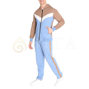 Conjunto Deportivo Informal con Capucha de Corte Regular, a la Moda y de Secado Rápido para Invierno, Ropa Deportiva Ligera para Hombre - Product Image 3