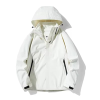 Vente directe d'usine, veste de randonnée imperméable et coupe-vent personnalisée, vêtements de sport respirants pour la montagne, le camping, veste longue à fermeture éclair
