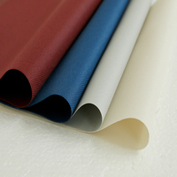 Tissu enduit de PU tissé, imperméable, résistance à la pression de l'eau 3000 mm, tissu 100% polyester pour tentes, auvents, chaises de plage
