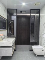 Unités de salle de bain préfabriquées complètes personnalisables Cabines de douche Toilettes portables Modules de salle de bain modulaires pour hôtels