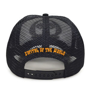Gorra Trucker Vintage de 5 Paneles, con Logotipo Bordado Personalizado, Malla Transpirable en la Parte Trasera, Ajustable con Cierre a Presión, Unisex, MOQ Bajo, Clásica - Product Image 6
