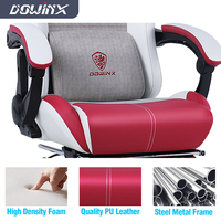 Chaise de jeu PC E-sport de haute qualité et bon marché Chaise de jeu réglable ergonomique avec massage et repose-pieds