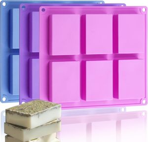 Moldes de Silicona Personalizados para Jabón Corporal, Múltiples Formas: Cuadrado, Ovalado, Patrón de Maíz, LFGB, Antiadherentes, Versátiles para Hacer Jabón Artesanal - Product Image 1