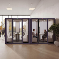Cabine insonorisée sur mesure avec revêtement intérieur en mousse souple pour bureau, cabine téléphonique, studio de musique, cabine vocale
