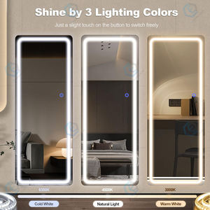 Vestidor personalizado LED <span class=keywords><strong>Espejo</strong></span> inteligente Piso Espejos vintage Longitud completa Tamaño grande para la habitación de la capa del baño - Product Image 2