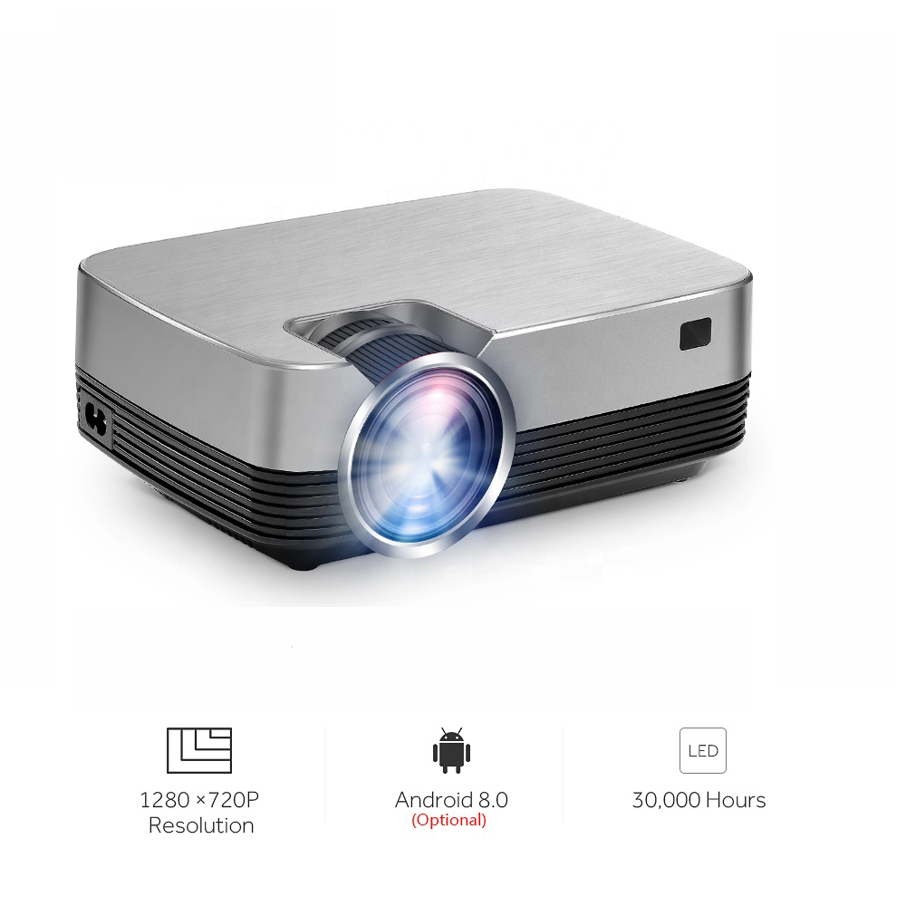 [Amazon Hot sale] Mini 720P HD Projector native resolution 720p support 1080P portable projector home theater