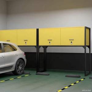 Heavy-Duty Metal Vehicle Hood <b>Storage</b> Case with Compact Design for Garage & Outdoor Parking <b>Storage</b> Use - Product Image 6