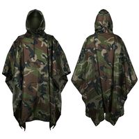 Imperméable à capuche de chasse, abri multifonctionnel de camouflage, tente de jungle, safari, trekking, tapis, cape, entraînement en milieu sauvage, vente en gros
