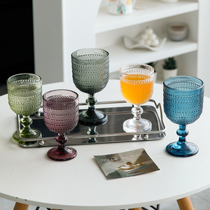 <span class=keywords><strong>Verres</strong></span> à vin réutilisables à motif goutte de pluie, fabriqués à la machine, style rétro, résistants au lave-vaisselle, pour bars, fêtes et traiteurs - Product Image 4