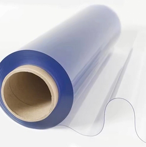 Rouleau de feuille de plastique PVC transparente haute transparence, film flexible pour l'emballage, l'impression et les applications agricoles - Product Image 1