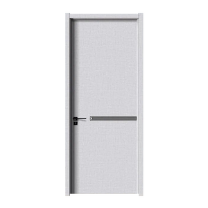 <span class=keywords><strong>Porte</strong></span> en bois massif simple et élégante, insonorisée, en cristal de carbone, personnalisée pour les résidences, avec serrure intelligente - Product Image 6