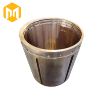 Casquillo de cabeza de manga de bronce MESTONE GP/HP Telsmith/Terex, piezas de repuesto de trituradora de cono para máquinas trituradoras de minería de mineral, fundición