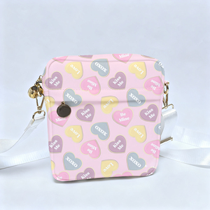 Sac bandoulière de voyage en nylon pour femme, imprimé personnalisé, avec fermeture éclair, thème parc d'attractions, imperméable - Product Image 5