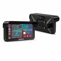 Aoocci C6 Pro IP67 Anti-diefstal Dual 1080P motorfiets dashcam 6,25 inch draadloze CarPlay motor GPS navigatie slimme recorder