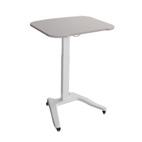 Table de chevet mobile multifonctionnelle inclinable, bureau d'ordinateur portable réglable en hauteur avec roulettes pour l'étude, le travail, le canapé