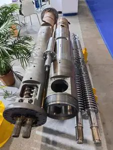 Customized Extrusion Conical Twin Screw Barrel For 55/110 PVC Extruder