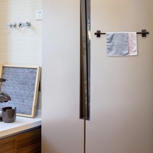 Tringles à rideaux magnétiques réglables multi-usages <span class=keywords><strong>pour</strong></span> portes, fenêtres, boîtes à outils, 9-16 pouces, installation facile, lot de 2, noir - Product Image 6