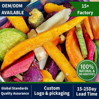 Op maat gemaakte verpakkingen hotel restaurant enkelvoudige porties VF groentesnacks portiecontrole knapperige mix gedroogd fruit gedroogde groenten