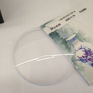 Lentes Ópticas Bifocales Redondas de Dos Piezas con Protección UV400, Transparentes, Venta Caliente de Fábrica, Blancas - Product Image 4