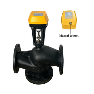 Điều khiển chính xác cao 4-20mA van điều khiển áp suất điện 24V 220V van điều chỉnh lưu lượng cơ giới 3 chiều - Product Image 1