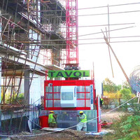 Moteur de monte-charge de chantier robuste 2T avec boîte de vitesses - Hauteur de levage 150m Haute efficacité - TAVOL OEM |   Australie Inde Arabie Saoudite