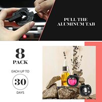 Kotak Parfum Mobil Klip Ventilasi, Penyegar Udara, Set Parfum Mobil Mewah